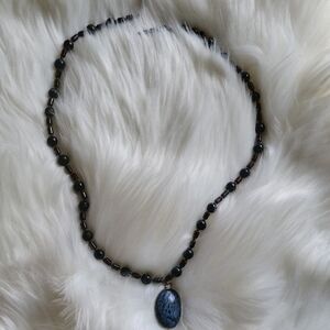 Elegant Black Beaded Necklace